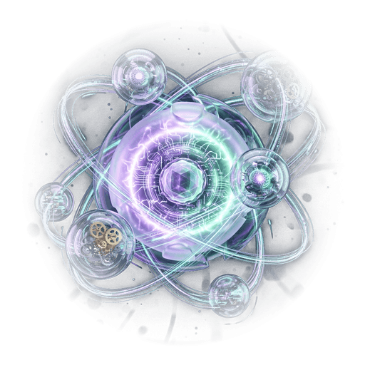 Agentic AI Systems Glassmorphic Figure